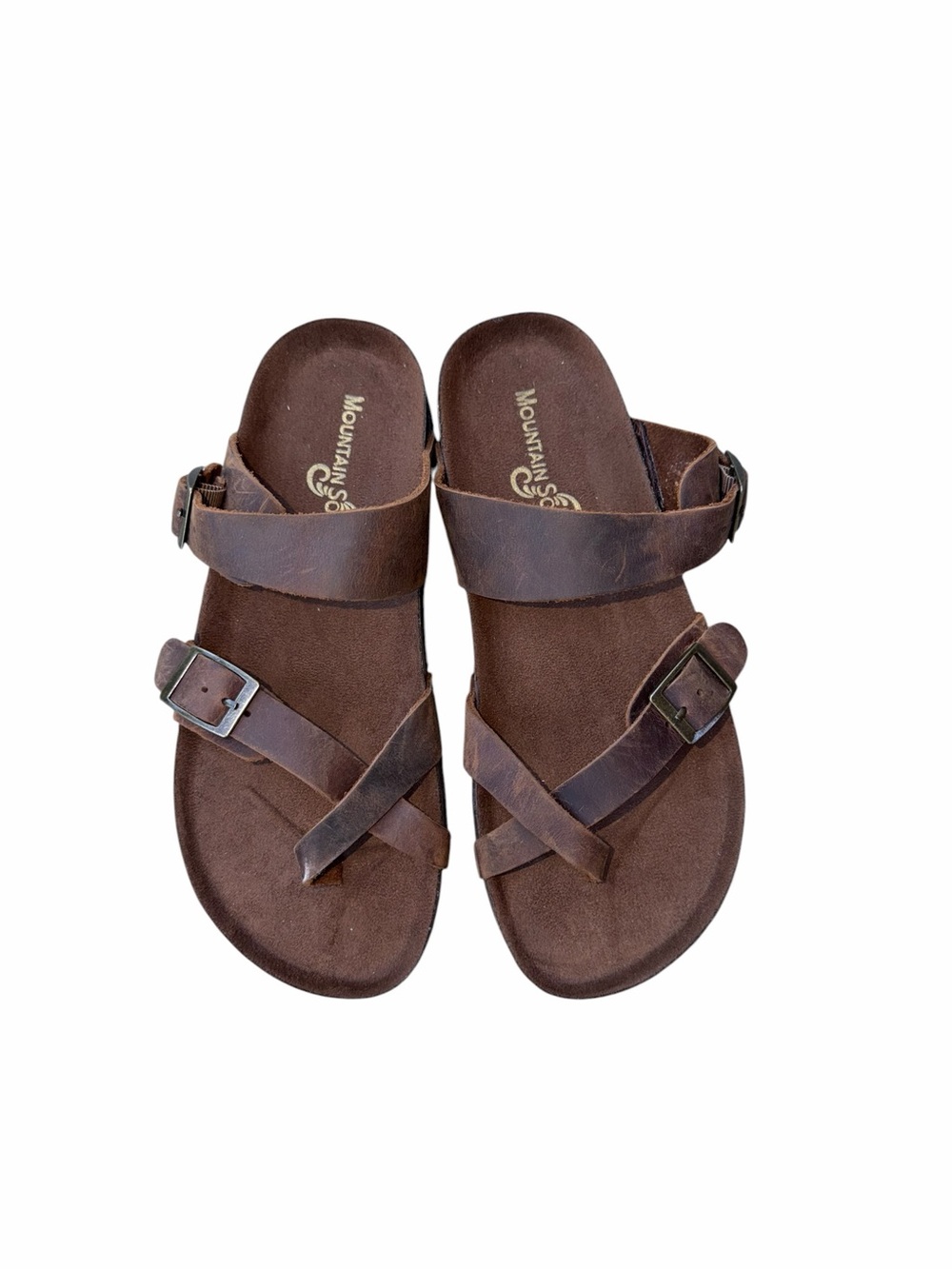 Mountain Sole Women’s Leather Sandals Size 8 NWOT